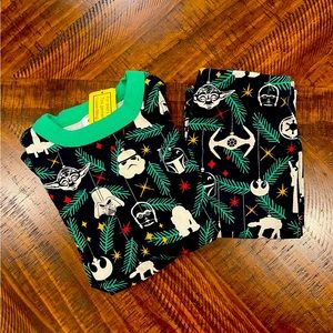 Hanna Andersson Star Wars holiday long johns, NWT